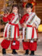 Children's Tibetan clothing, autumn and winter thick velvet boys' ethnic style Mongolian dance costumes girls' Tibetan robes