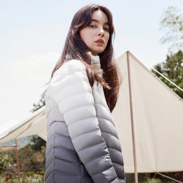 Bosideng Ole Spring Light Down Jacket Women's Stand Collar Casual Versatile Slim Short Style