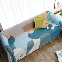 Color Block от Morandi Girl Sand Lexom Cover Pad Four Seasons Universal Nordic Минималистский диван обложка ВСЕ -Инклюзивное универсальное набор