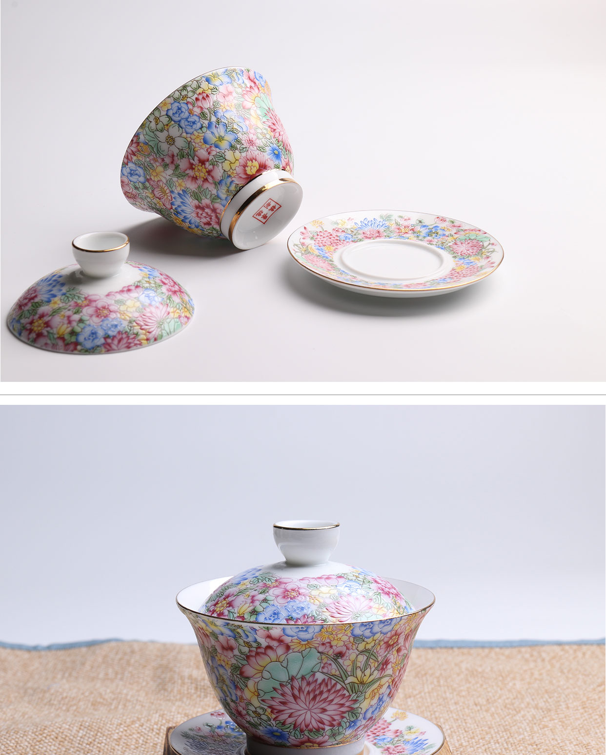 Also the pastel colored enamel tea sets, grilled spend kung fu tureen retro ceramic cups large three to make tea cup