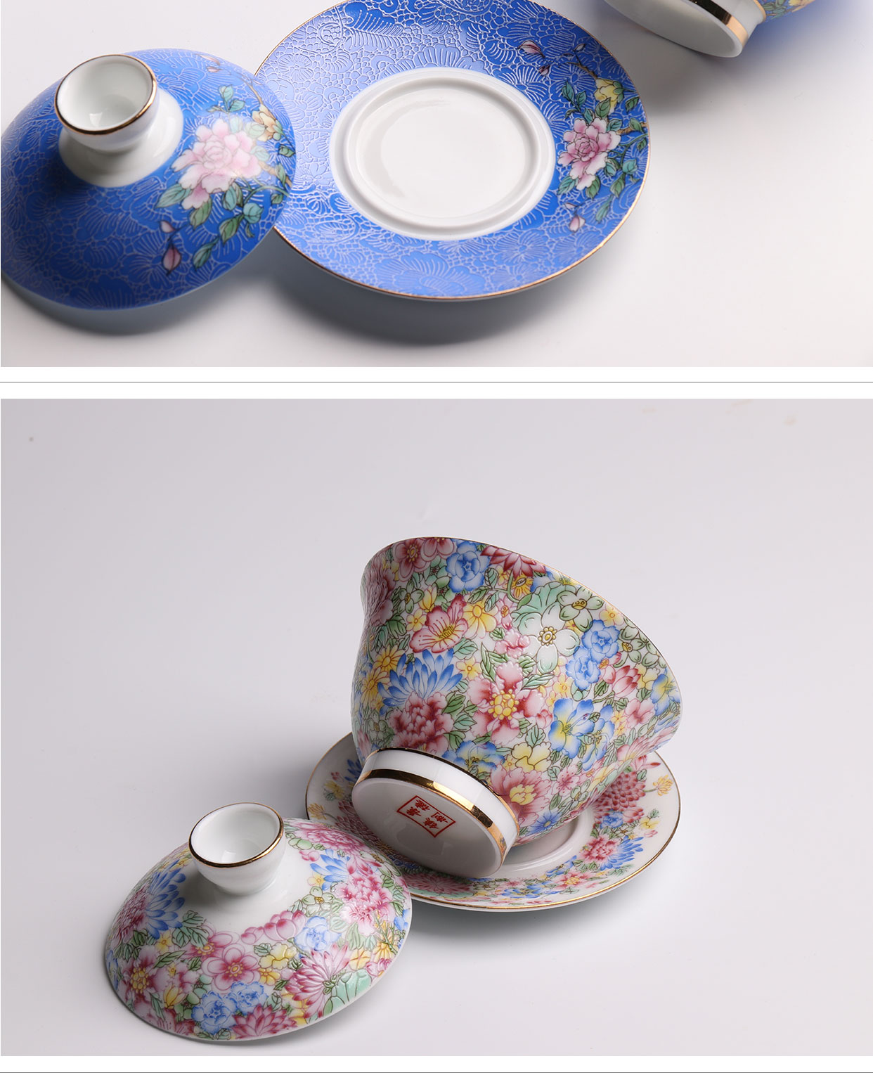 Also the pastel colored enamel tea sets, grilled spend kung fu tureen retro ceramic cups large three to make tea cup