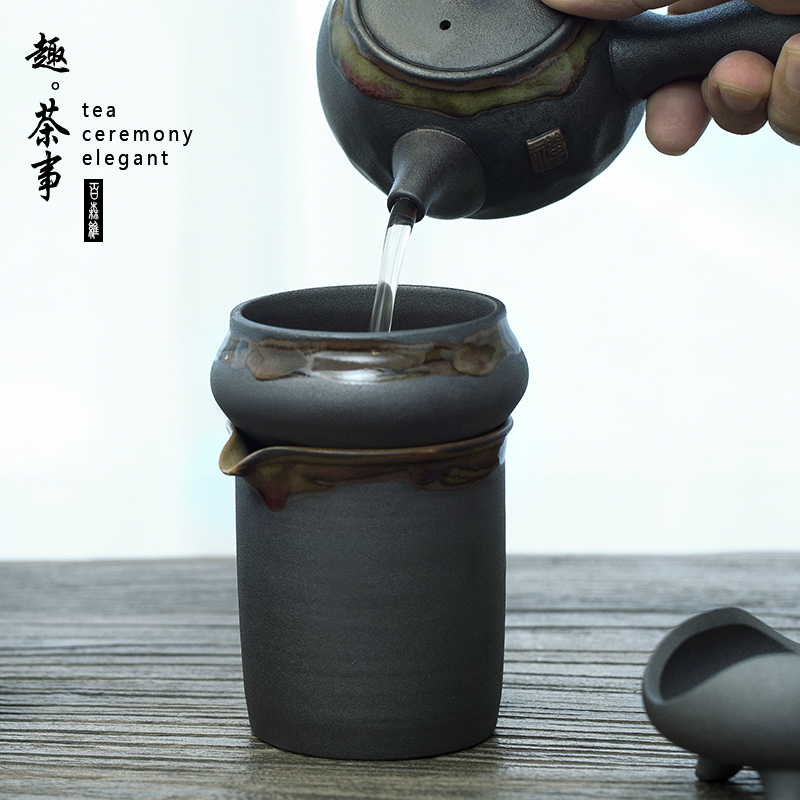 Babson d tea filter Japanese zen rust and wind restoring ancient ways is coarse pottery) tea strainer kung fu tea accessories