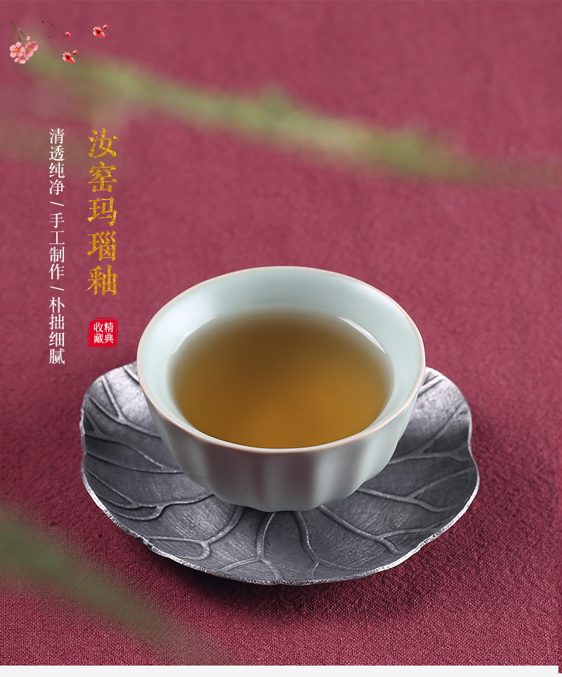 Slicing can raise your up master cup small ceramic cups kung fu tea set household porcelain sample tea cup individual cup single CPU