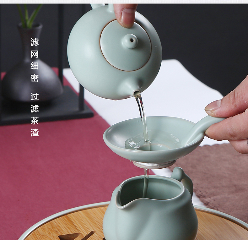 Babson d slicing can raise your up filter filter) your porcelain tea strainer saucer kung fu tea tea accessories