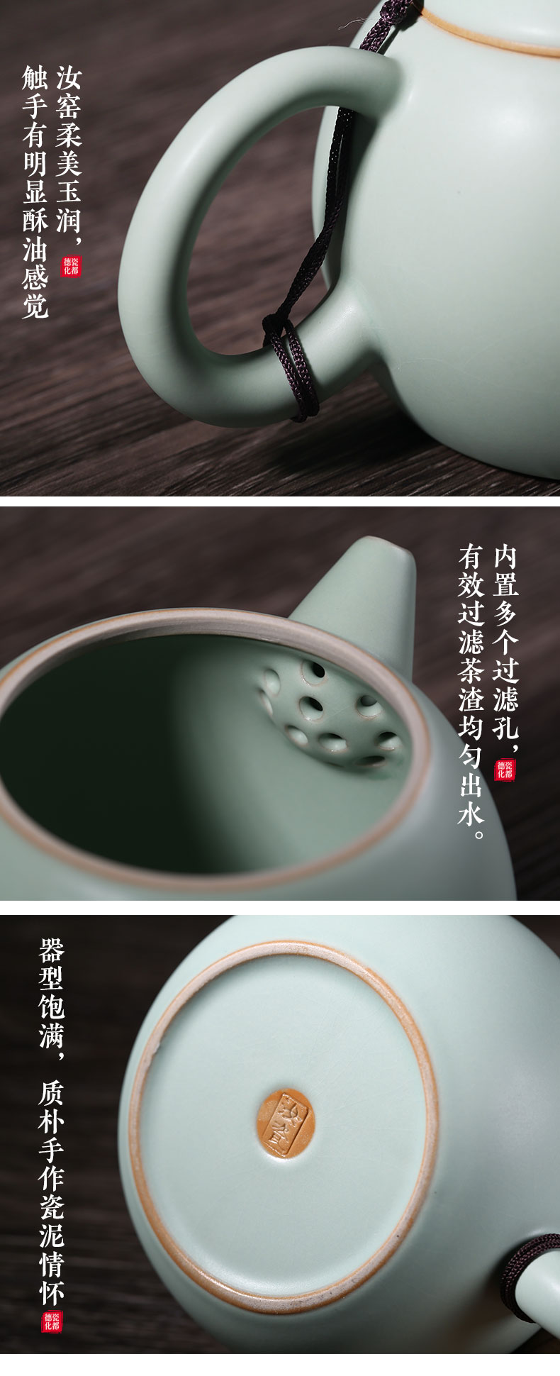 Start your up checking ceramic teapot large xi shi pot of large capacity your porcelain tea pot of household kung fu tea set