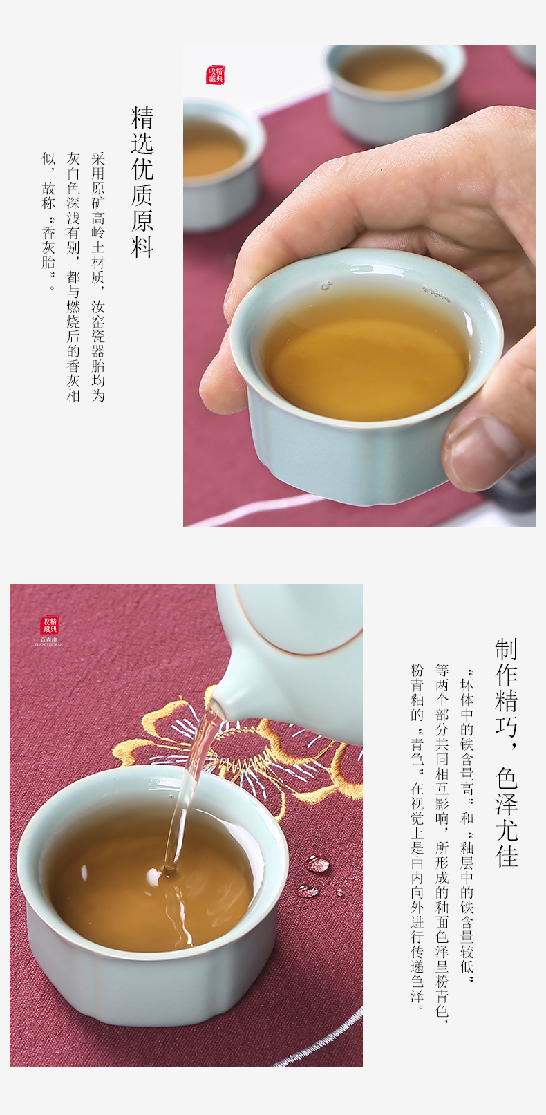 Slicing can raise your up master cup small ceramic cups kung fu tea set household porcelain sample tea cup individual cup single CPU