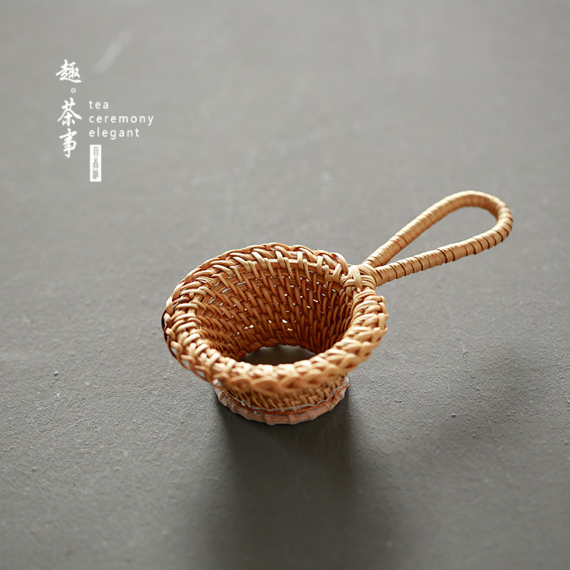 Babson d the cane top service up tea filter mesh filter by hand) mesh filter kung fu tea tea tea accessories