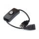 5V USB with switch black and white extension cable submersible pump accessories independent switch female port usb