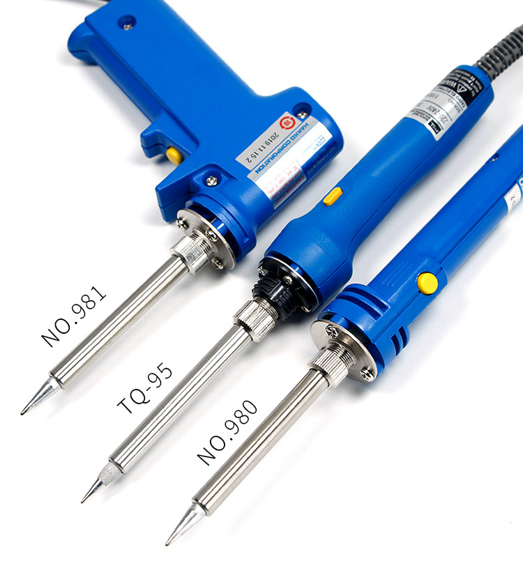 Japan white light HAKKO 980981 dual power soldering iron GOOT taiyo TQ-95 electric soldering iron pen-shaped soldering iron