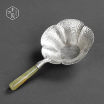 Pure tin tea leak tea filter tea filter kung fu tea set accessories tea maker tea household tea filter