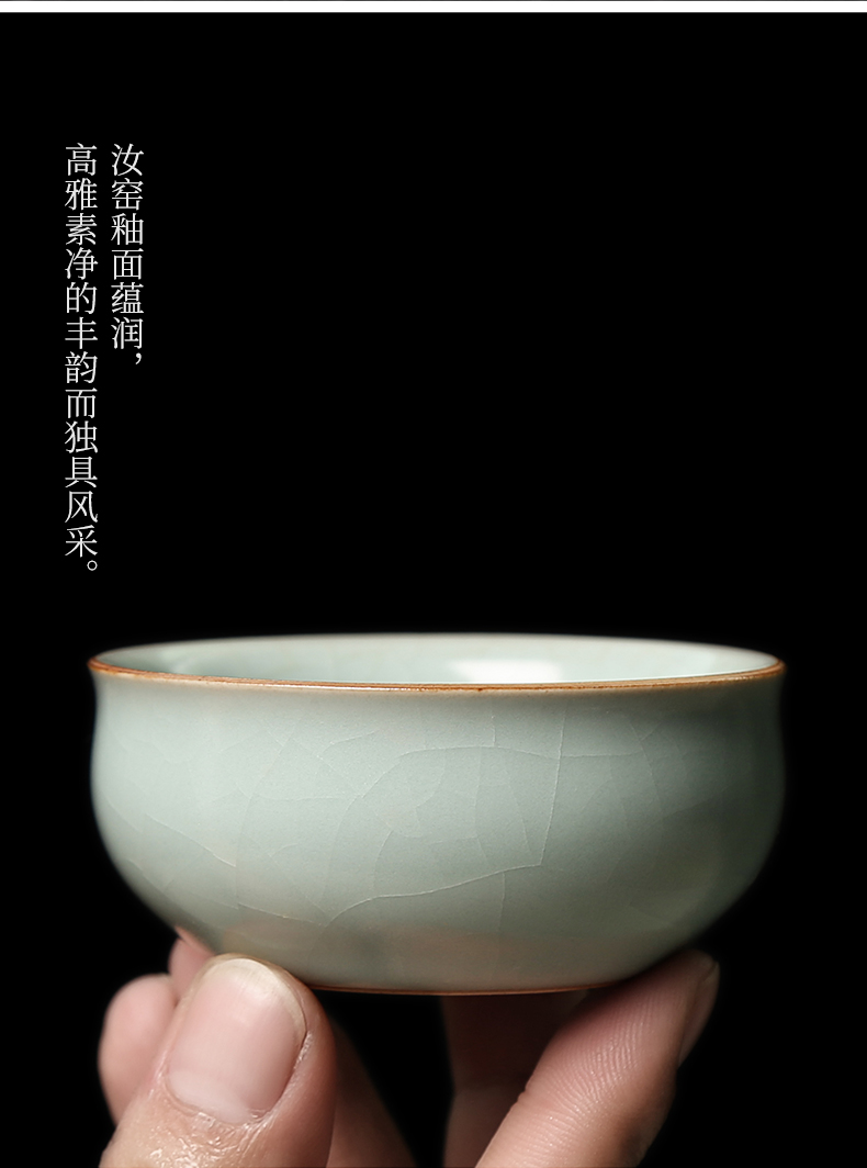 Your up teacup cracked ceramic fish manual sample tea cup cup master kung fu tea set for its ehrs personal cup single CPU