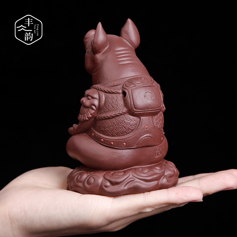 The Pet pig eight quit to furnishing articles in plutus boutique yixing purple sand tea to keep play tea tea art decoration plate kung fu tea accessories