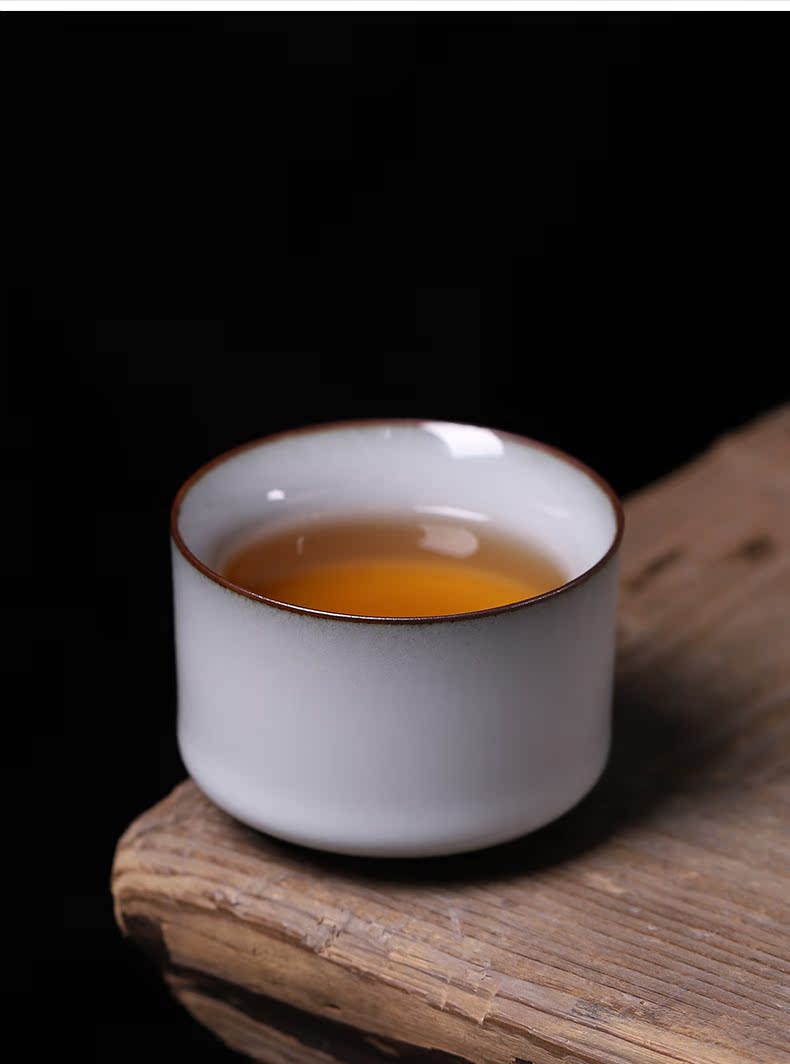 Imitation song dynasty style typeface up master cup single cup large ceramic iron litter of kung fu tea tea set personal cup sample tea cup, cups