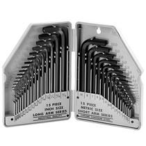 Taiwan Baogong imported metric and imperial hexagonal wrench set 30 tool set hexagonal wrench 8PK-027