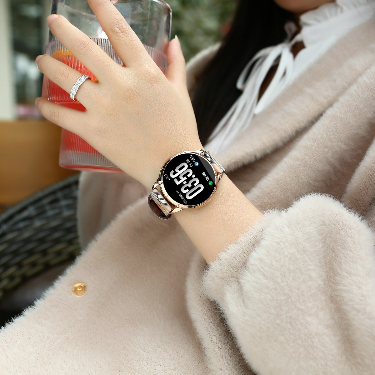 Smart watches women sports multifunction suitable for Xiaomi vivoINS Wind waterproof students new electronic bracelet