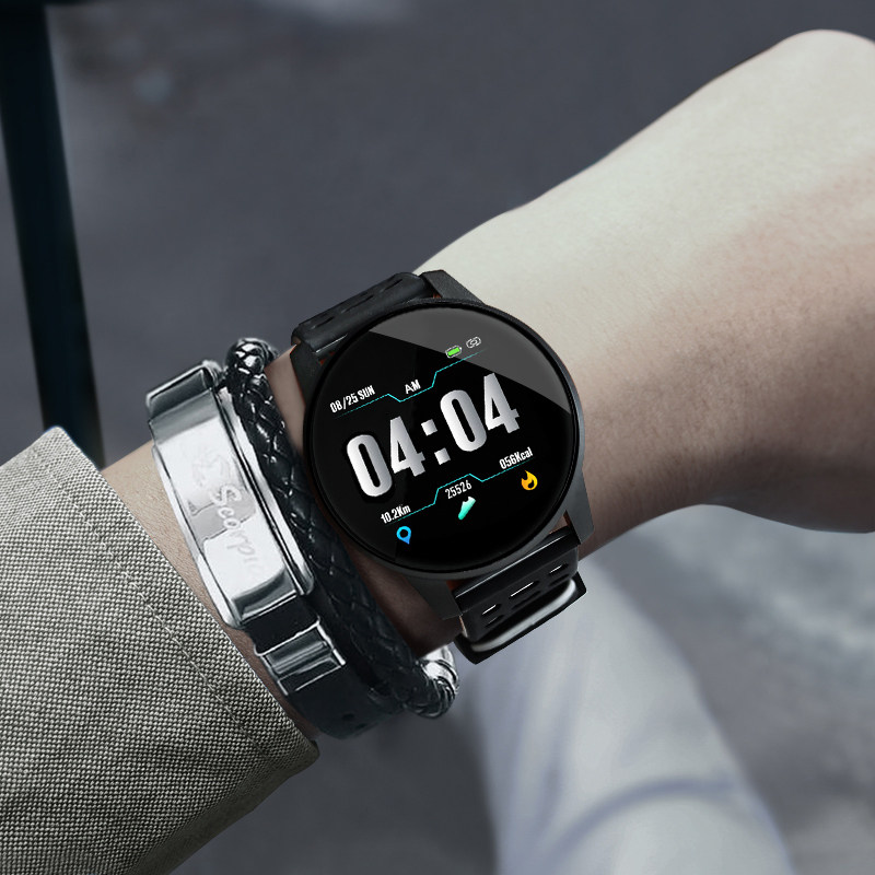 Smart watches between male and female students trending waterproof sports multifunction test blood pressure universal hand ring touch screen electronic watches