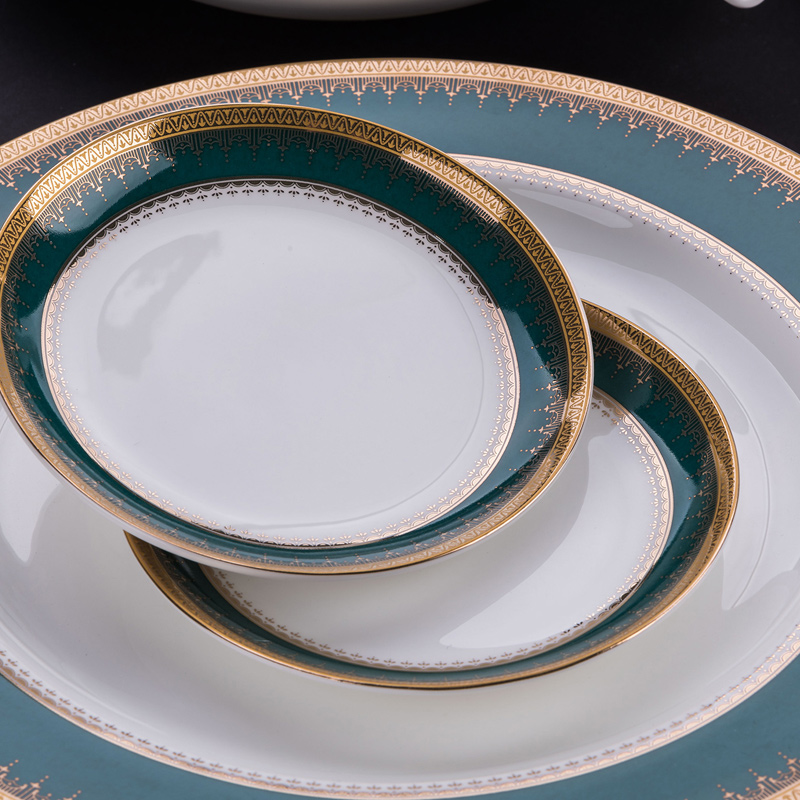 High quality jingdezhen porcelain tableware suite 58 skull dishes household gifts special dishes American style