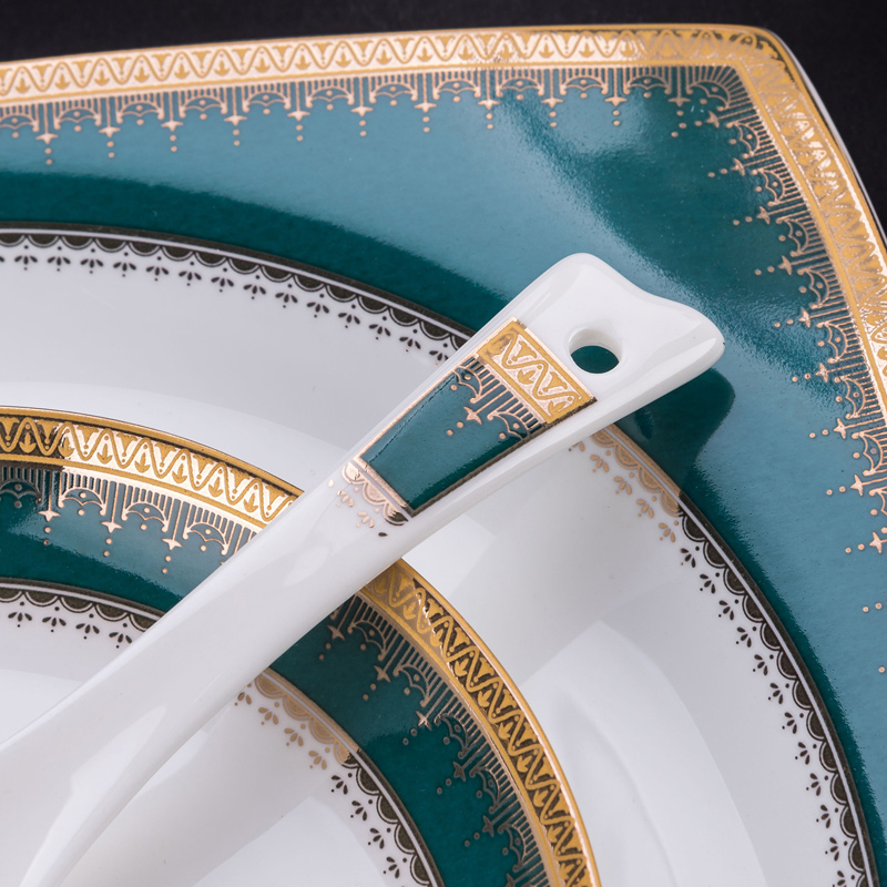 High quality jingdezhen porcelain tableware suite 58 skull dishes household gifts special dishes American style