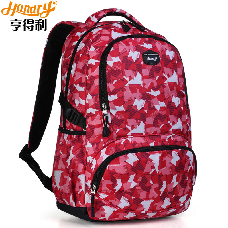 Hentory Travel Double Shoulder Bag Women Casual Male Travel Bag Large Capacity Junior High School College Student Bag Han Edition