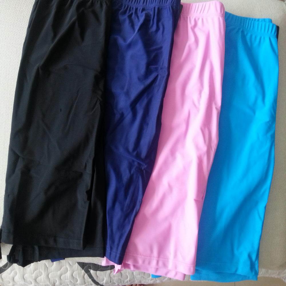 Women's flat-angle swimming trunks Anti-light five-point extended nylon pants Sunscreen quick-drying wild sports hot spring swimsuit