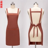 Фартук, чай с молоком для работы, делается под заказ, с печатью вашего логотипа, с вышивкой