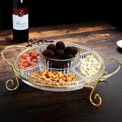 Platter fen ge pan living room coffee table gan guo pan New Year gua zi pan peanut candy dish ling shi pan home jmgo pan
