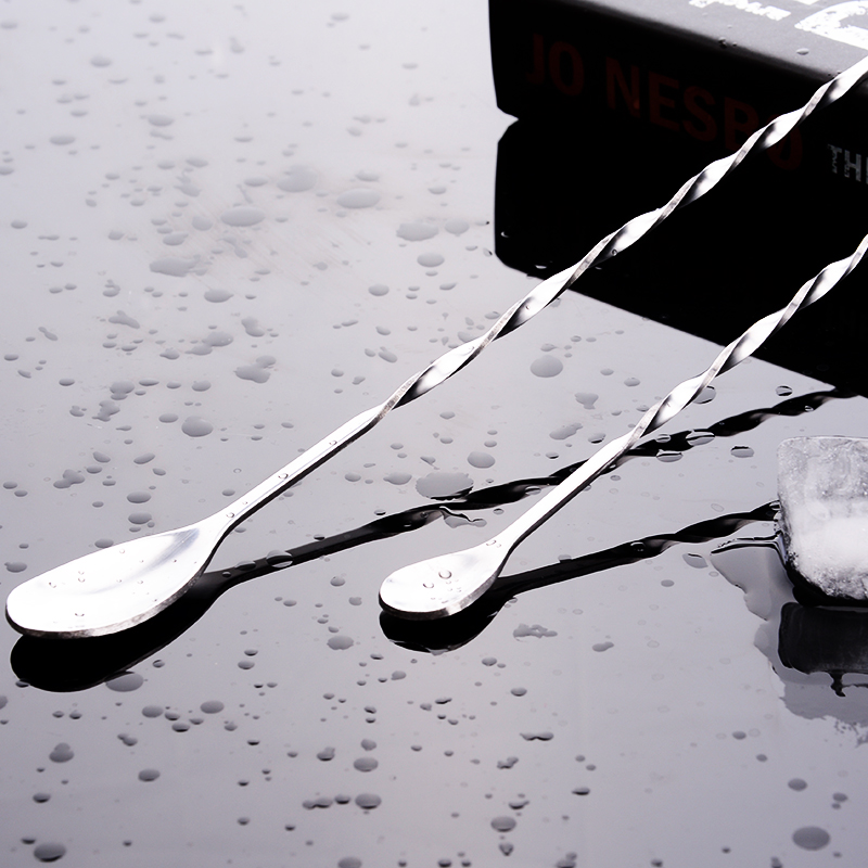 Cocktail Tone Wine Bar Coffee Milk Tea Stirring Spoon Bar Spoonful SPOON STAINLESS STEEL LONG BAR SPOON 32cm LONG HANDLE STIRRING STICK