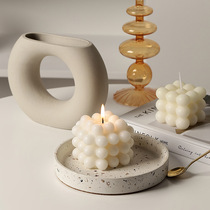 Nordic ins style aromatherapy candle creative magic cube sh