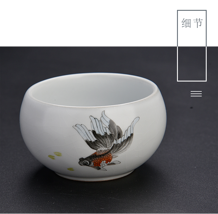 Ancient sheng up drive piece piece of your up with the open hand draw more than years master kung fu tea cup single CPU ceramic sample tea cup