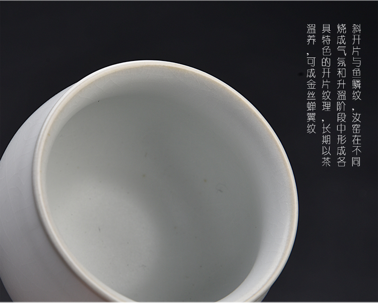 The ancient sheng up jingdezhen hand - made ceramic sample tea cup pure manual small single cup tea set your up master kung fu tea cup