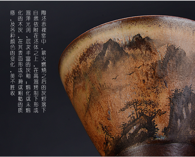 Ancient sheng wood up up change sample tea cup single CPU jingdezhen hand - made master cup personal cup creative tea cups