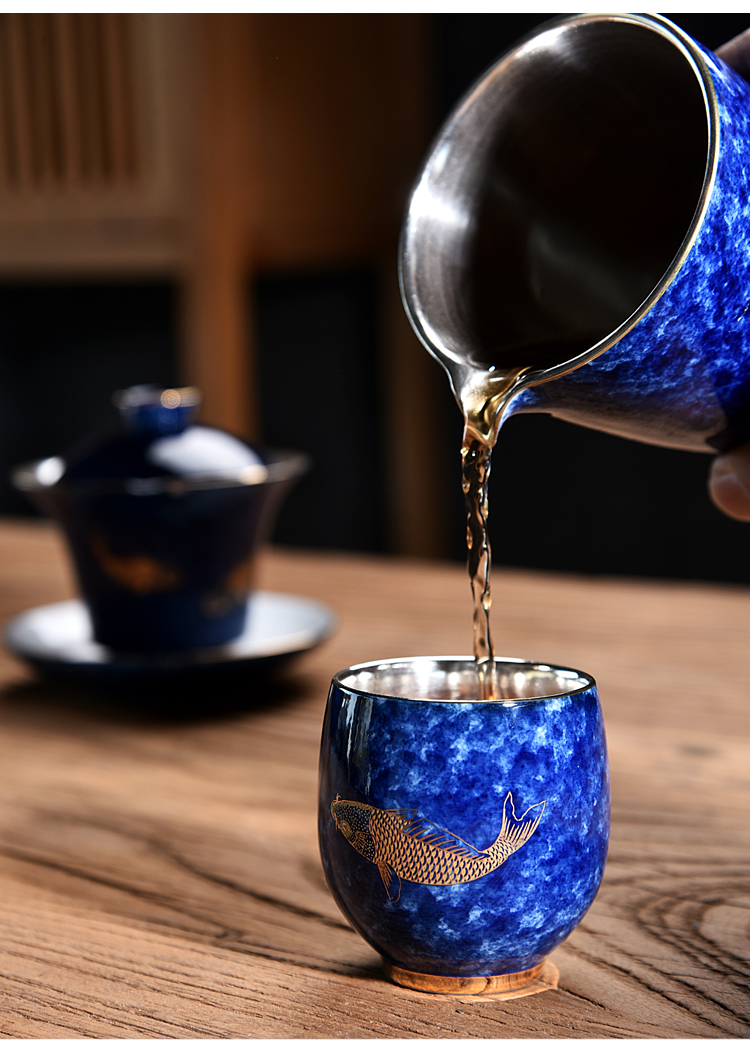 Ancient sheng up ceramic coppering. As silver tea sets, 999 sterling silver tea set kung fu tea cups of a complete set of the home office