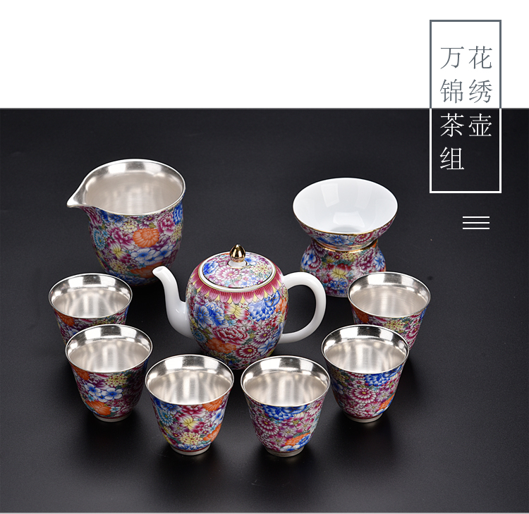 Ancient sheng up enamel see colour coppering. As silver tea sets ceramic silver tureen single cup tea teapot lid bowl