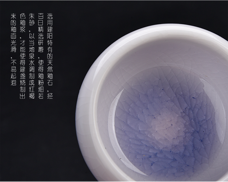 The ancient tea sheng up up ceramic cups, built lamp cup master cup single CPU kung fu tea bowl tea light cup