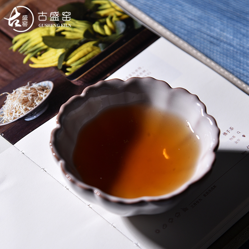 Ancient sheng ceramic your up up your up petals which jun porcelain cups sample tea cup masters cup personal single cup of tea