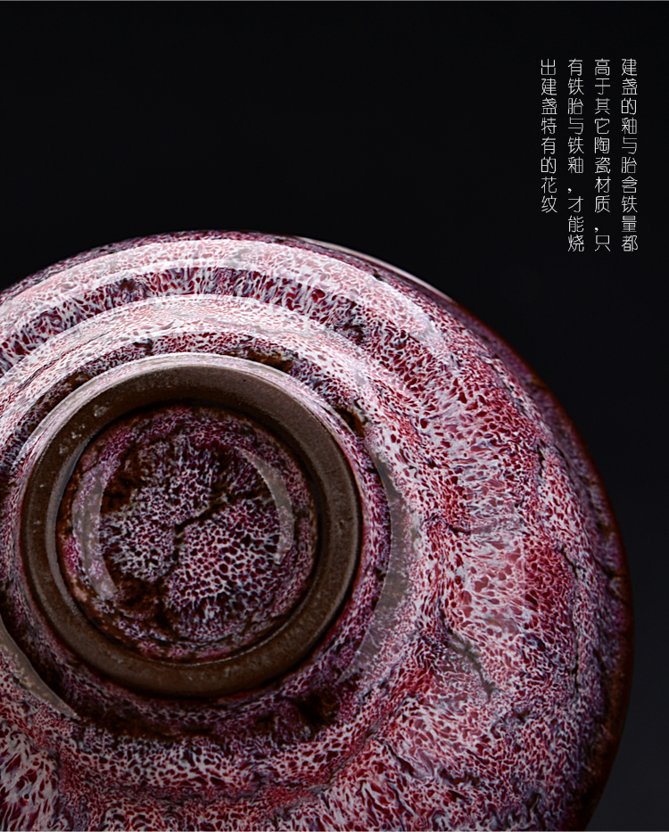 Ancient shing new up up of ceramic cup host oil - lamp can build temmoku bowl with a large single lamp that kung fu tea cup