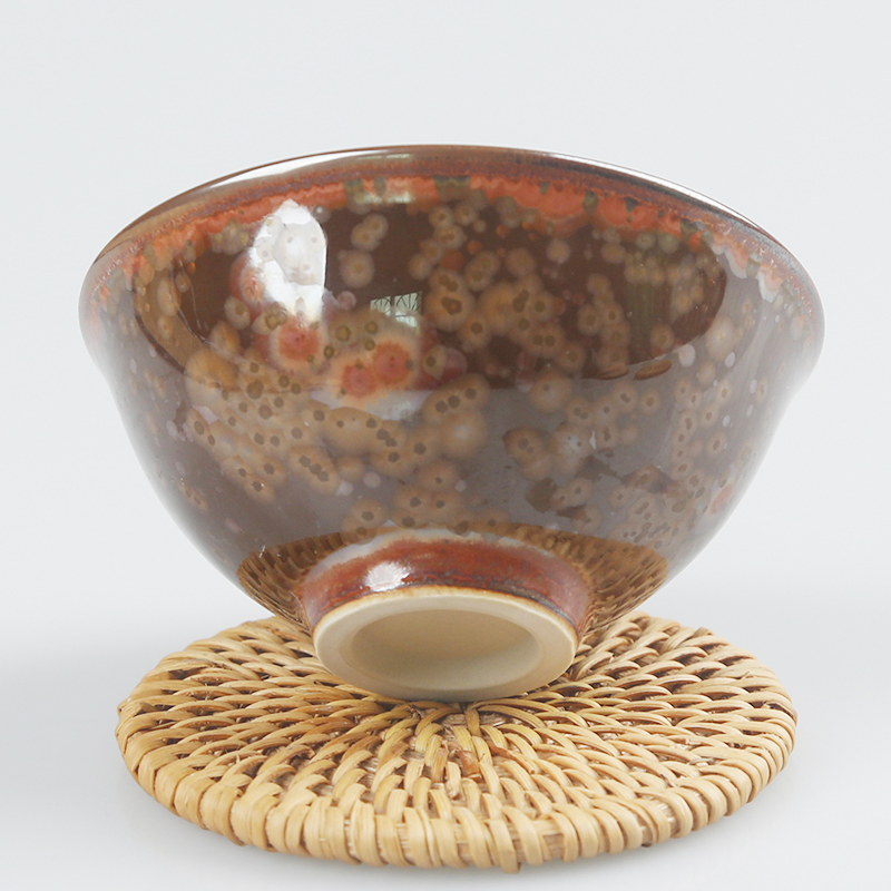 Ancient sheng up new obsidian variable glaze oil persimmon lamp that build cup single CPU master cup sample tea cup ceramic cups kung fu tea set