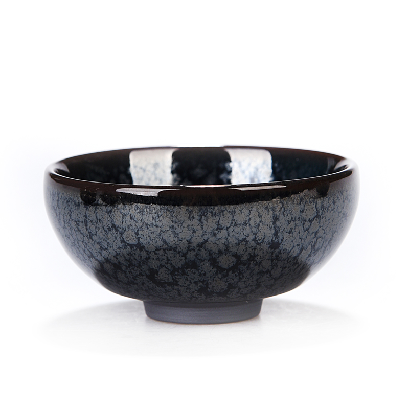 Ancient sheng up new star silver temmoku whitebait glass up ceramic bowl with the master sample tea cup tea cup