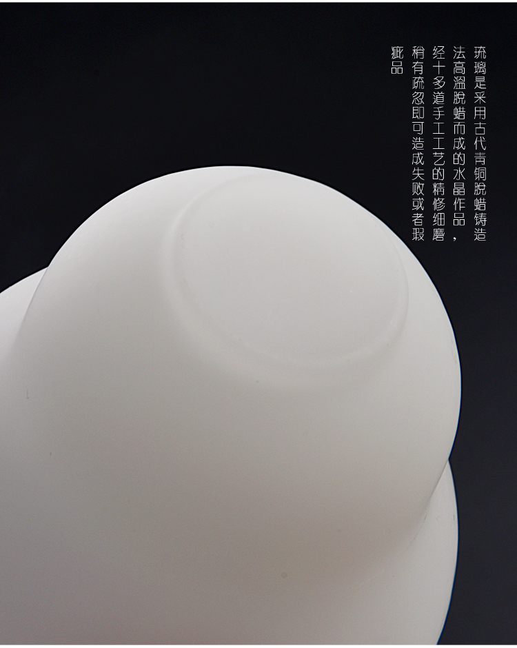Ancient sheng up new gourd white porcelain Mosaic jade inlaid with silver coloured glaze ceramic whitebait cup sample tea cup master CPU