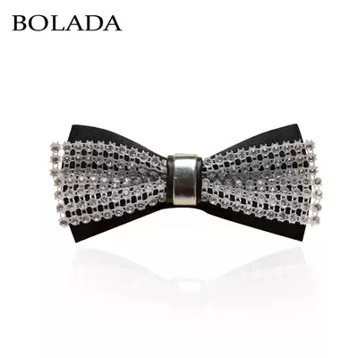 bolada new boys ' net diamond bow tie children's bow tie collar flower girl small suit dress accessories men and women