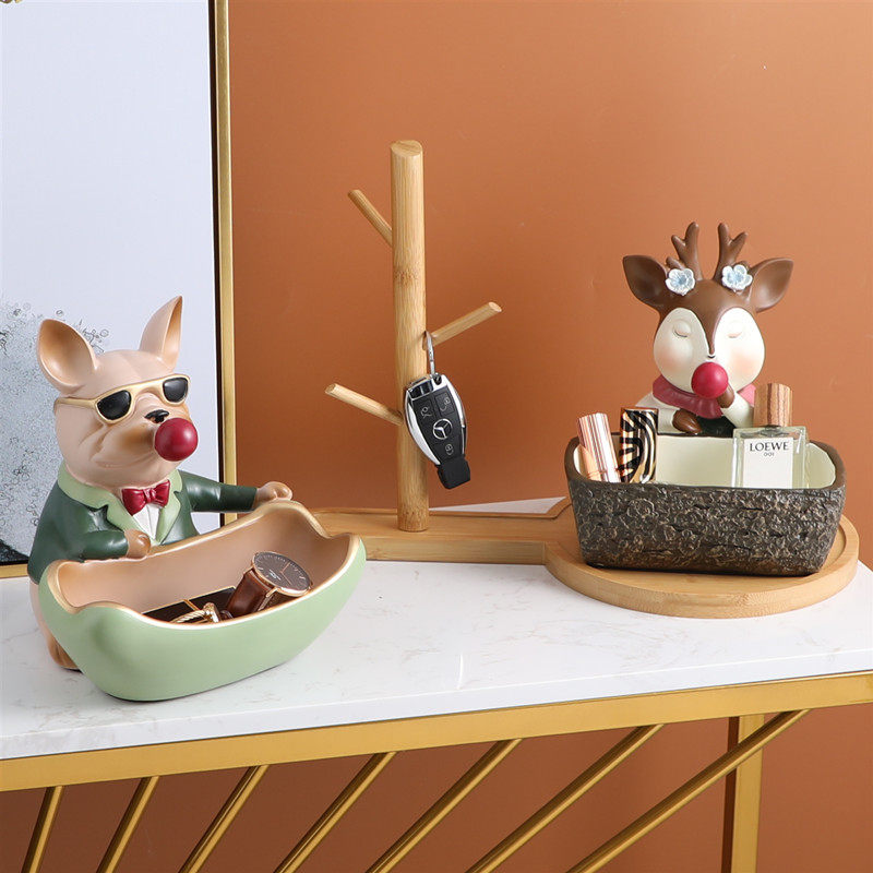 Bubble Dog Hanging key creative pendulum piece into door Entrance Hook Decorative of the Xuanguan Place Perfume lipstick Watches Contained