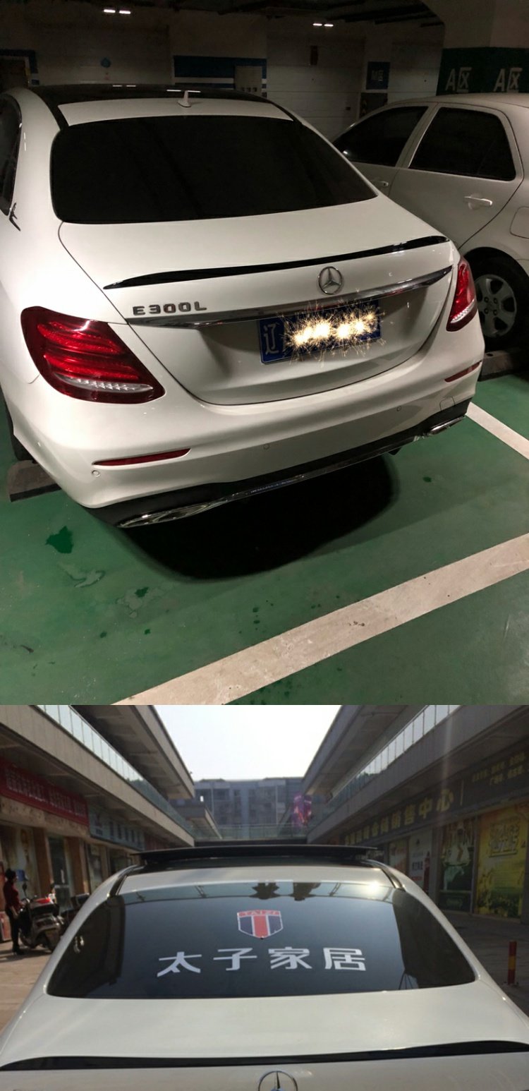 16-18 mới Mercedes-Benz E-class cánh sau E43 Mercedes-Benz e200L E300L e320L E63 sửa đổi đuôi - Sopida trên duoi ca xe oto