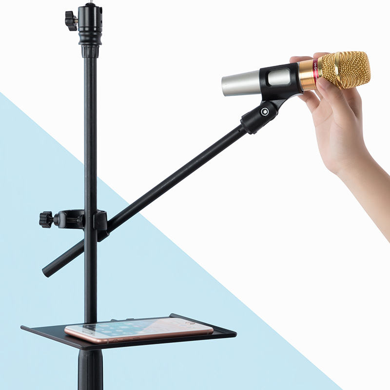 Microphone microphone stand desktop live broadcast clip head extension rack universal universal K song concert extended bar
