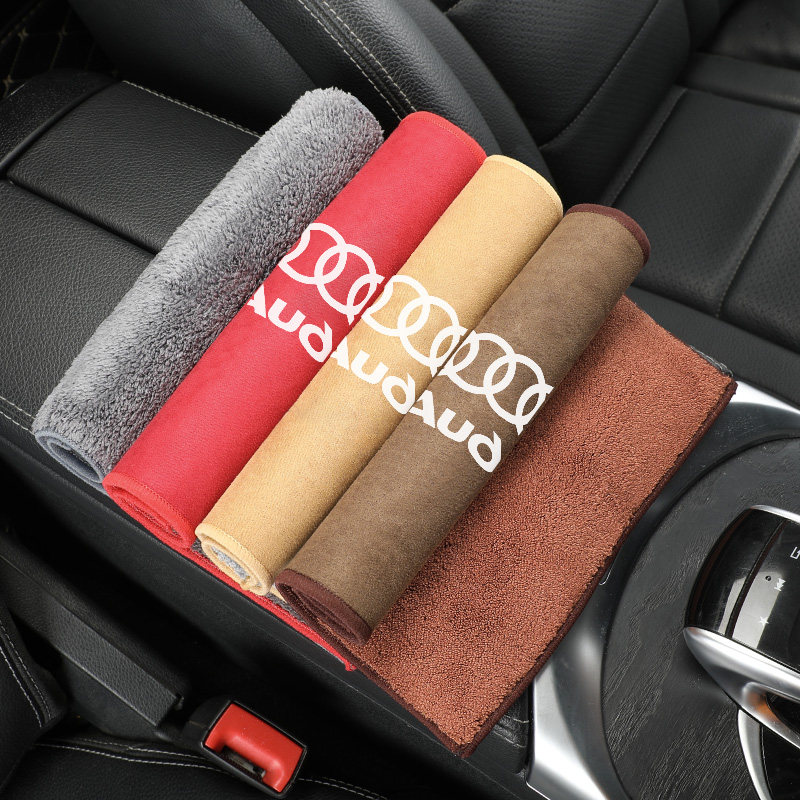 Audi Q5L A4L A4L A6L A6L Q3 Q2L Q2L Q7 Q7 Q7 car special wiping towel car wash cloth interior