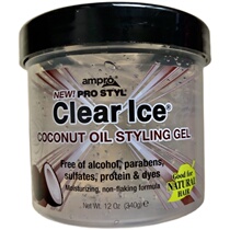 Coconut Oil scented Styling Gel 12oz Coconut Oil Styling Gel