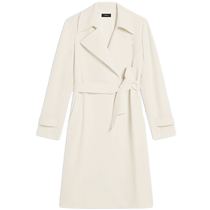 Modern Wardrobe] Theory Womens Triacetate Blend Windbreaker Jacket J0709411
