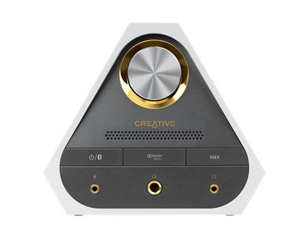 Creative Innovation SoundBlaster X7 hifi external USB sound card ear release white limited edition