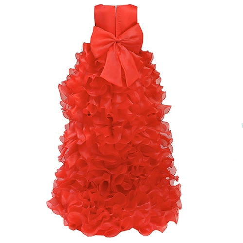 Наряд маленькой принцессы, элитное свадебное платье, ассиметричный крой