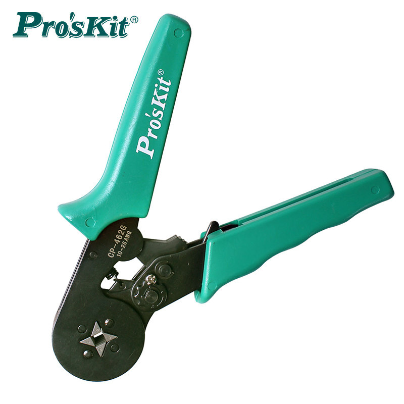 Taiwan's Baoworkers Proskit quadrilateral type self-adjustable press-line pliers tubular European type terminal press pliers CP-4