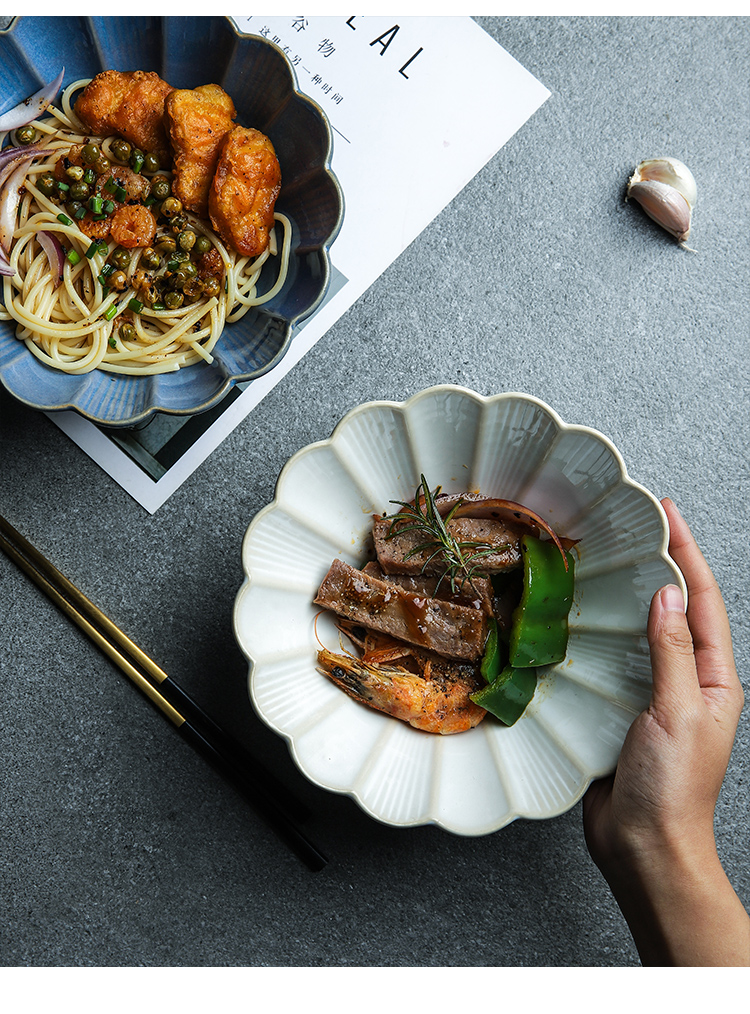 Selley Japanese creative variable glaze porcelain hat to household rainbow such as bowl bowl of soup bowl of fruit salad bowl dessert bowl of ltd.